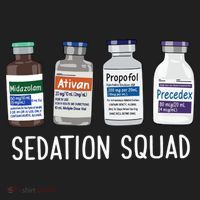 Sedation Squad Pharmacology Crna Icu Nurse Appreciation Gift Beanie thumb 2