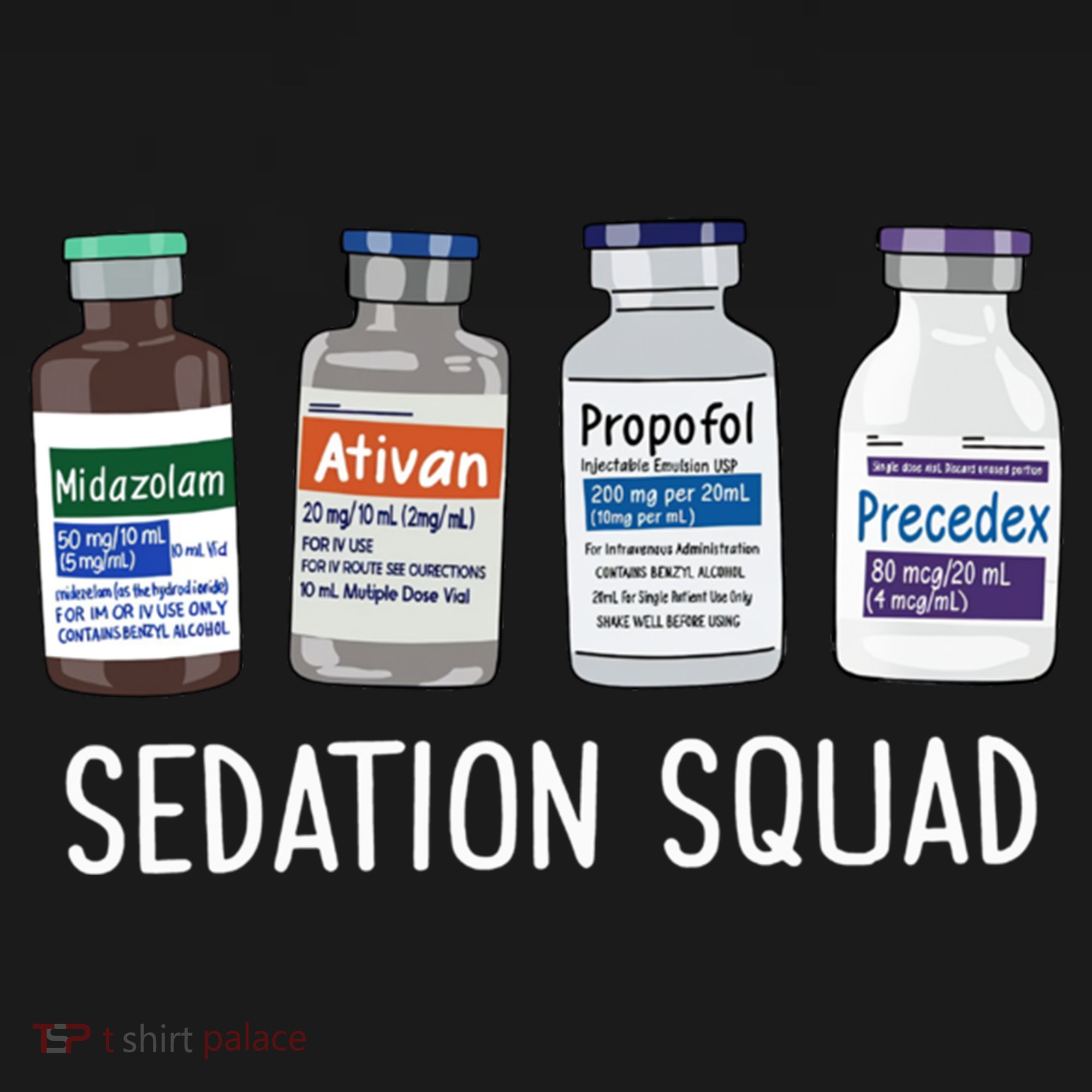 Sedation Squad Pharmacology Crna Icu Nurse Appreciation Gift Ornament