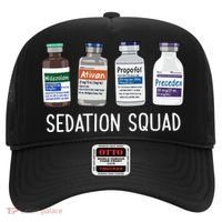 Sedation Squad Pharmacology Crna Icu Nurse Appreciation Gift Hat thumb 0