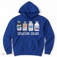 Sedation Squad Pharmacology Crna Icu Nurse Appreciation Gift Hoodie thumb 0