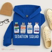 Sedation Squad Pharmacology Crna Icu Nurse Appreciation Gift Hoodie thumb 4