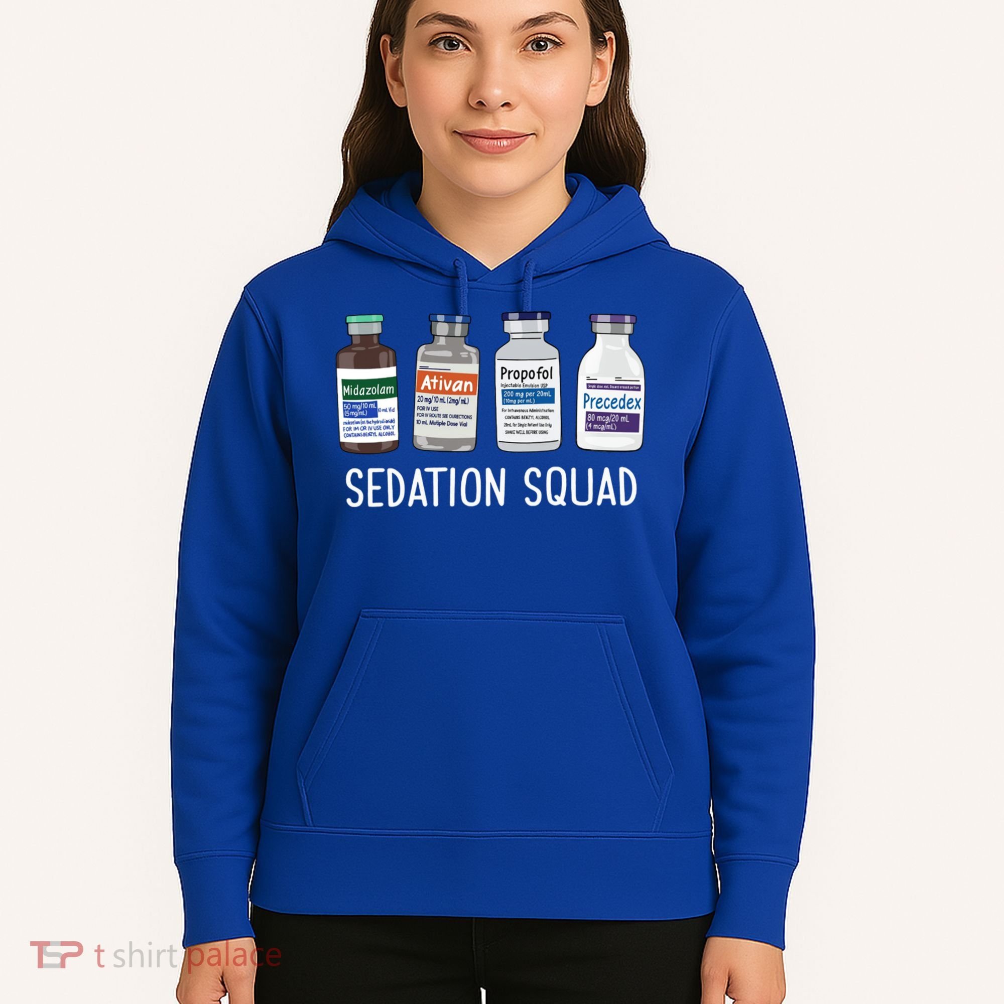 Sedation Squad Pharmacology Crna Icu Nurse Appreciation Gift Hoodie