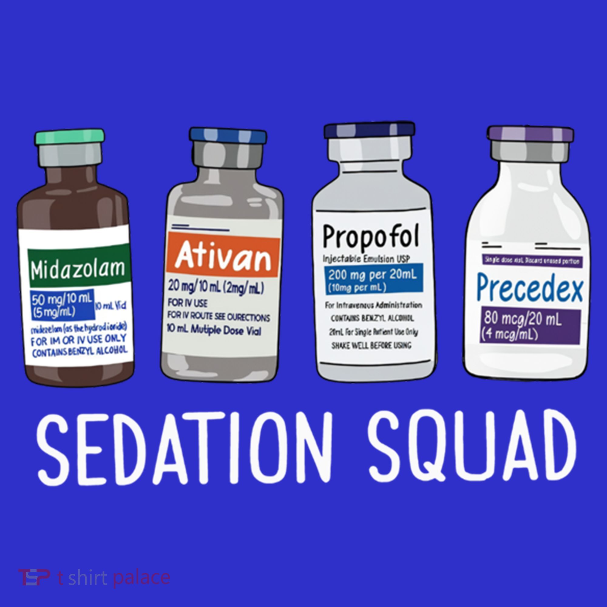 Sedation Squad Pharmacology Crna Icu Nurse Appreciation Gift Sweatshirt