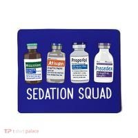 Sedation Squad Pharmacology Crna Icu Nurse Appreciation Gift Mousepad thumb 0