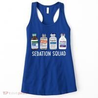 Sedation Squad Pharmacology Crna Icu Nurse Appreciation Gift Women's Tank Top thumb 0