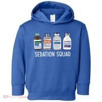 Sedation Squad Pharmacology Crna Icu Nurse Appreciation Gift Toddler Hoodie thumb 0