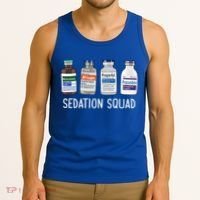 Sedation Squad Pharmacology Crna Icu Nurse Appreciation Gift Tank Top thumb 3