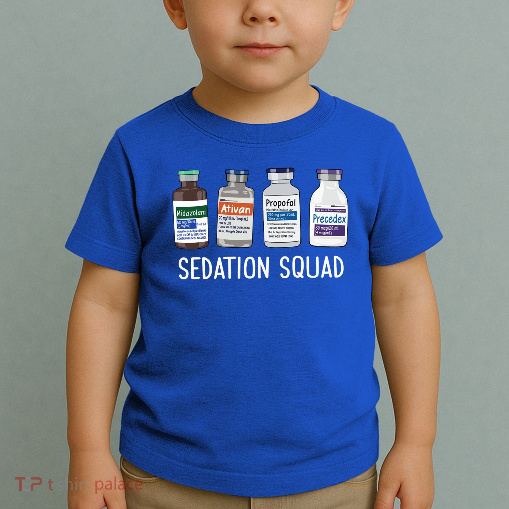 Sedation Squad Pharmacology Crna Icu Nurse Appreciation Gift Toddler T-Shirt