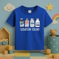 Sedation Squad Pharmacology Crna Icu Nurse Appreciation Gift Toddler T-Shirt thumb 3