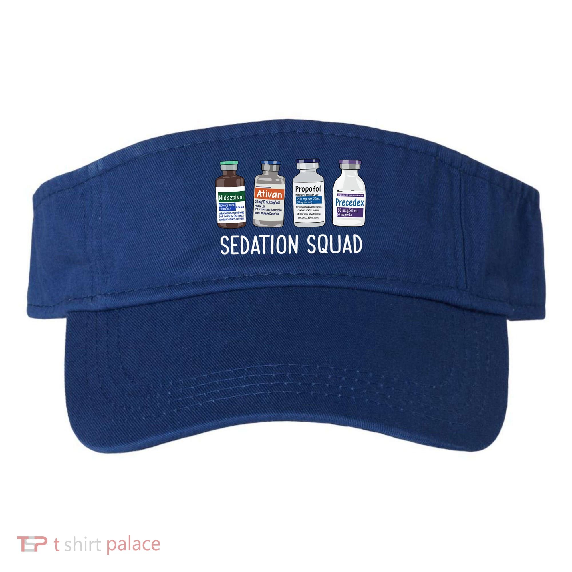 Sedation Squad Pharmacology Crna Icu Nurse Appreciation Gift Visor