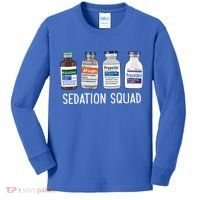Sedation Squad Pharmacology Crna Icu Nurse Appreciation Gift Kids Long Sleeve Shirt thumb 0