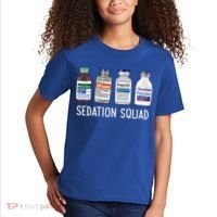 Sedation Squad Pharmacology Crna Icu Nurse Appreciation Gift Kids T-Shirt thumb 2