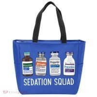 Sedation Squad Pharmacology Crna Icu Nurse Appreciation Gift Tote Bag thumb 0