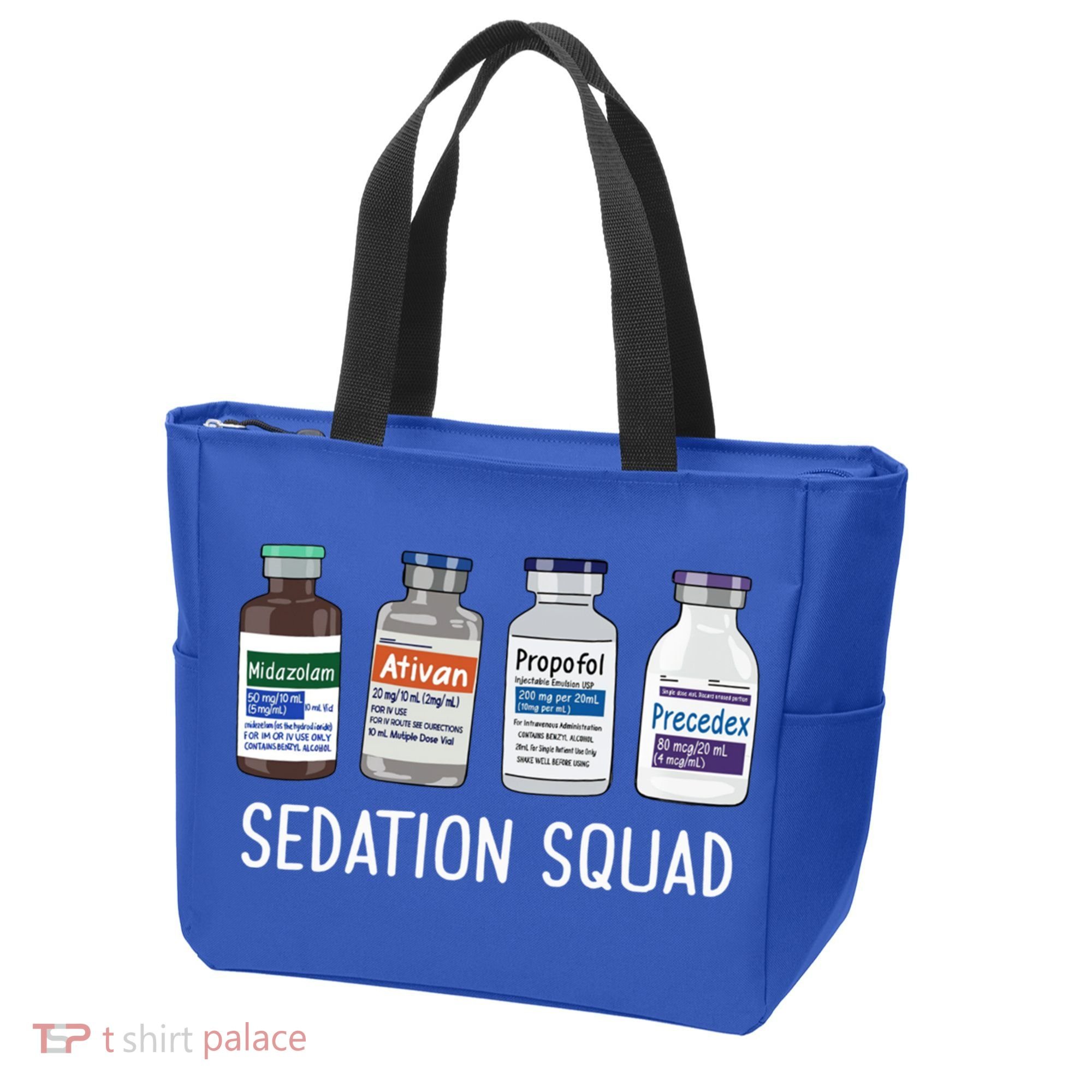 Sedation Squad Pharmacology Crna Icu Nurse Appreciation Gift Tote Bag