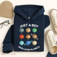 Solar System Planets Science Space STEM Hoodie thumb 4