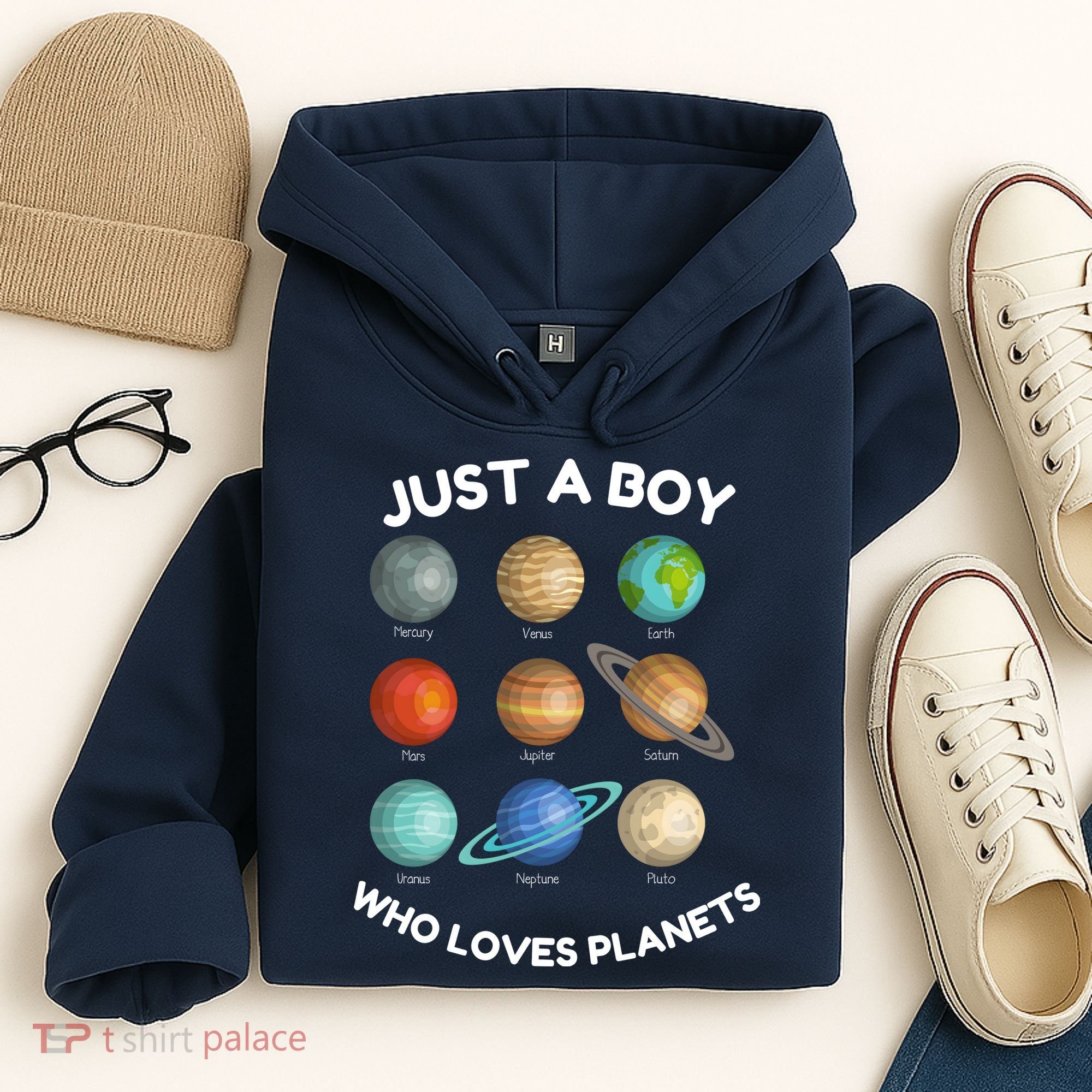 Solar System Planets Science Space STEM Hoodie