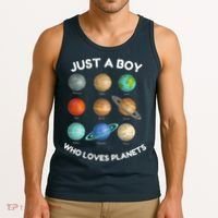 Solar System Planets Science Space STEM Tank Top thumb 3