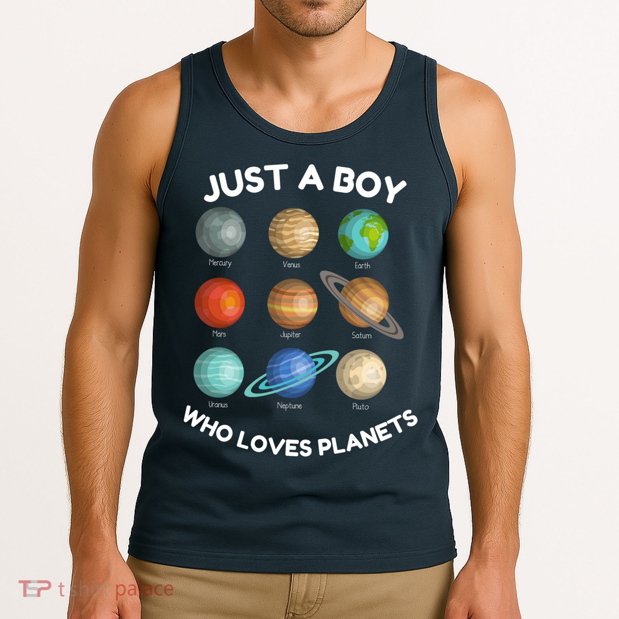 Solar System Planets Science Space STEM Tank Top