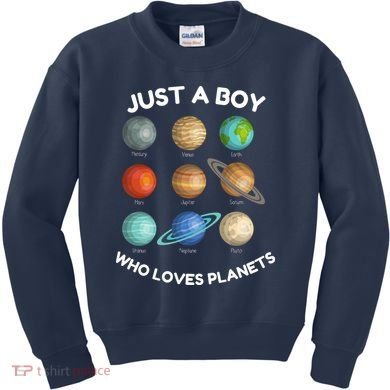 Solar System Planets Science Space STEM Kids Sweatshirt