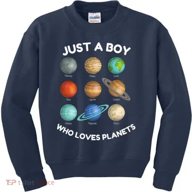 Solar System Planets Science Space STEM Kids Sweatshirt
