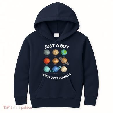 Solar System Planets Science Space STEM Kids Hoodie