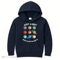 Solar System Planets Science Space STEM Kids Hoodie thumb 0