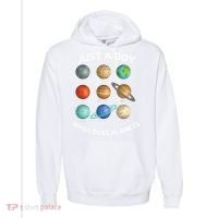 Solar System Planets Science Space STEM Comfort Colors Garment-Dyed Hooded Sweatshirt thumb 0