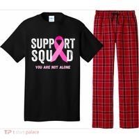 Support Squad Pink Ribbon Breast Cancer Awareness Pajama Set thumb 0