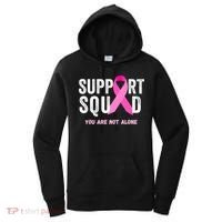 Support Squad Pink Ribbon Breast Cancer Awareness Women's Hoodie thumb 0