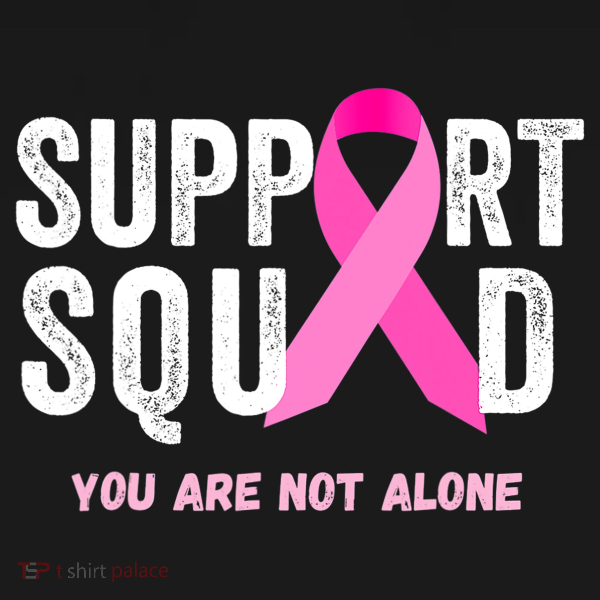 Support Squad Pink Ribbon Breast Cancer Awareness Tank Top