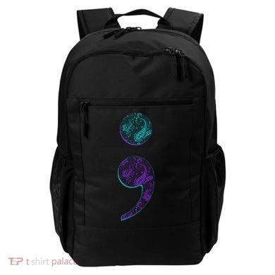 Semicolon Suicide Prevention Awareness Backpack