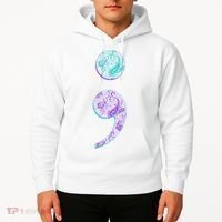 Semicolon Suicide Prevention Awareness Hoodie thumb 2