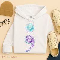 Semicolon Suicide Prevention Awareness Hoodie thumb 4