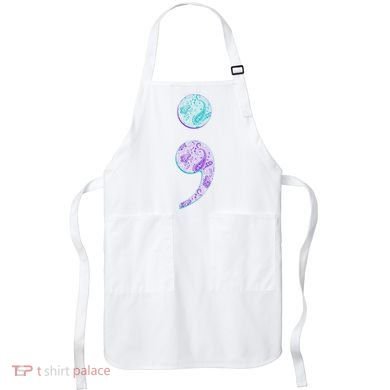 Semicolon Suicide Prevention Awareness Apron