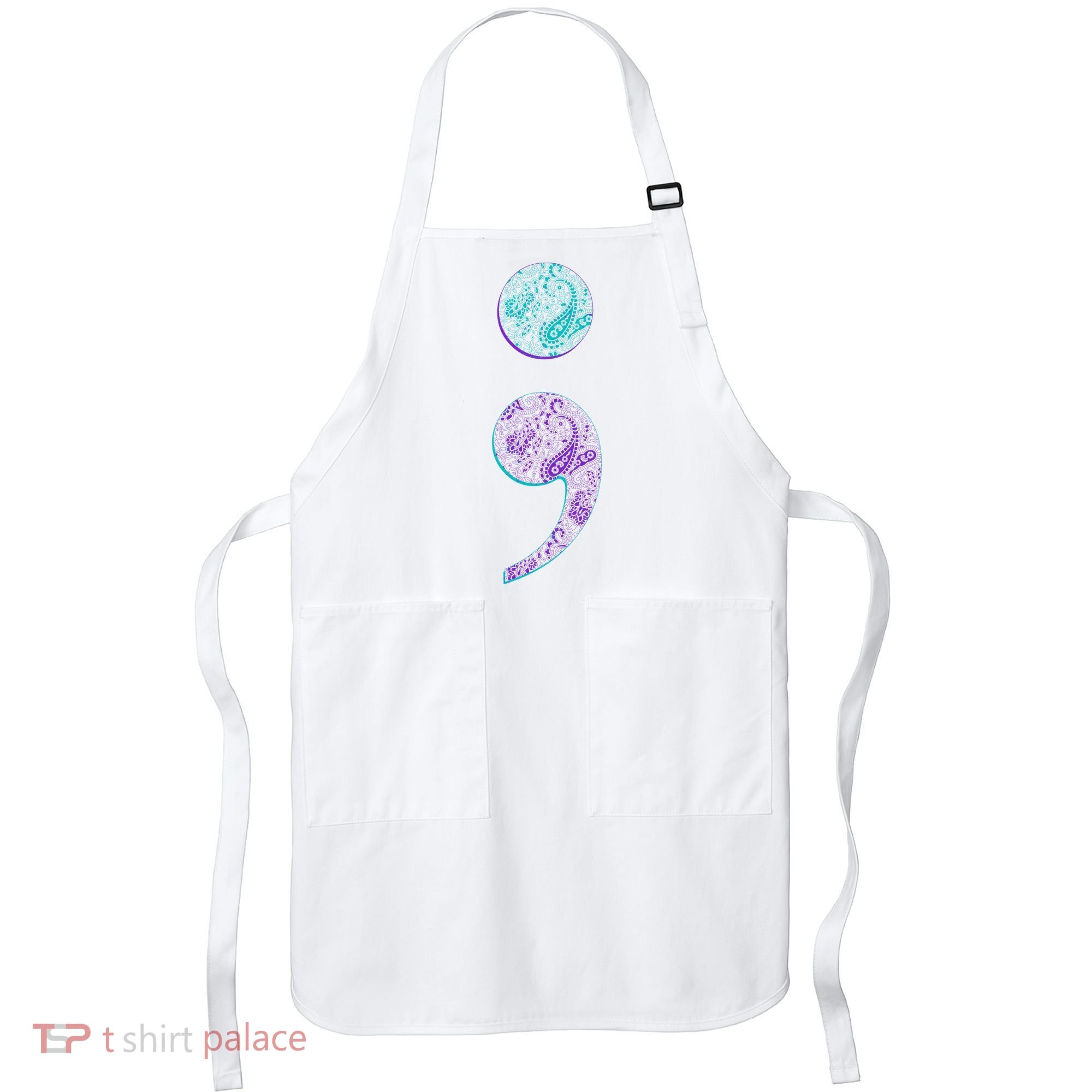 Semicolon Suicide Prevention Awareness Apron