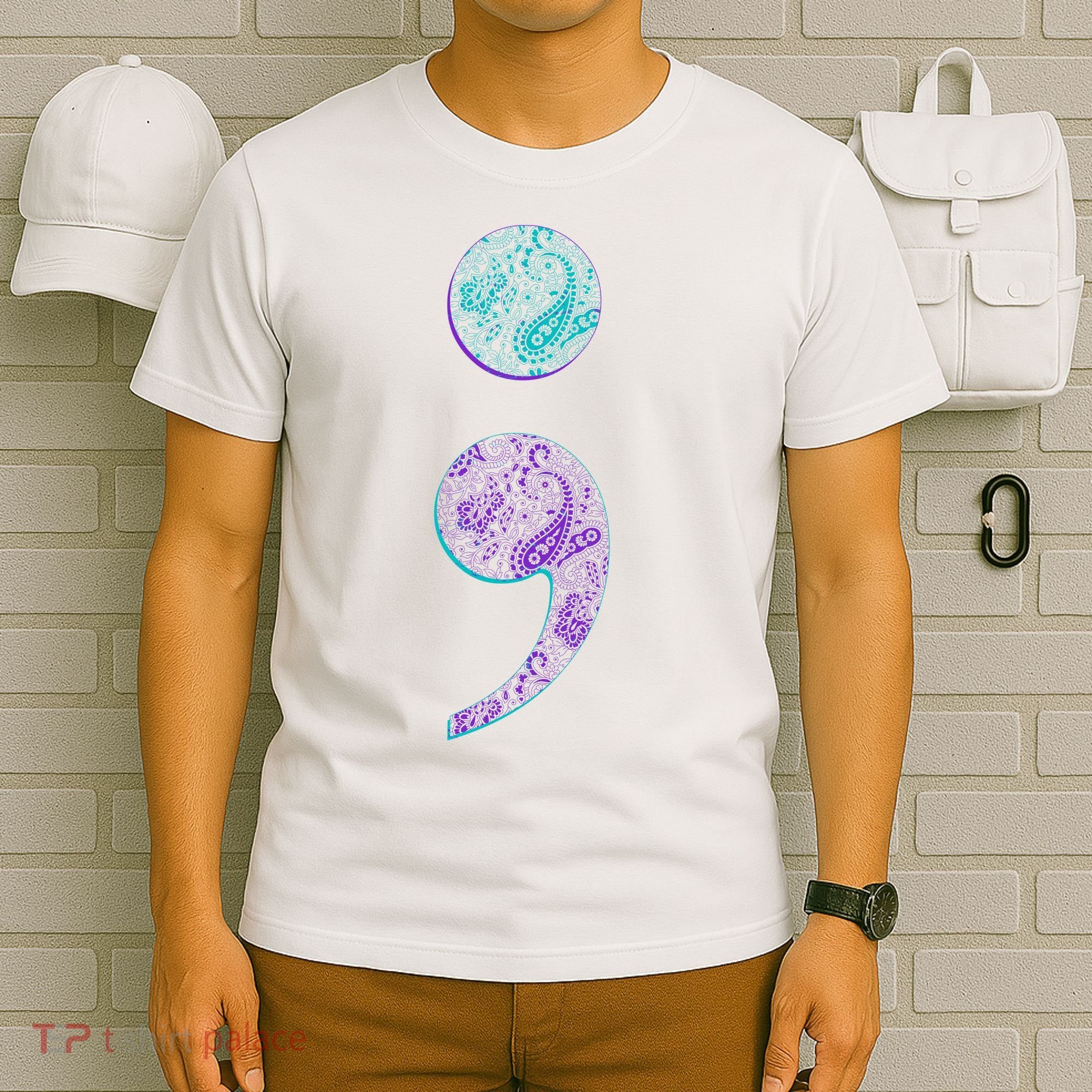 Semicolon Suicide Prevention Awareness T-Shirt