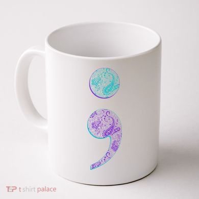 Semicolon Suicide Prevention Awareness Coffee Mug