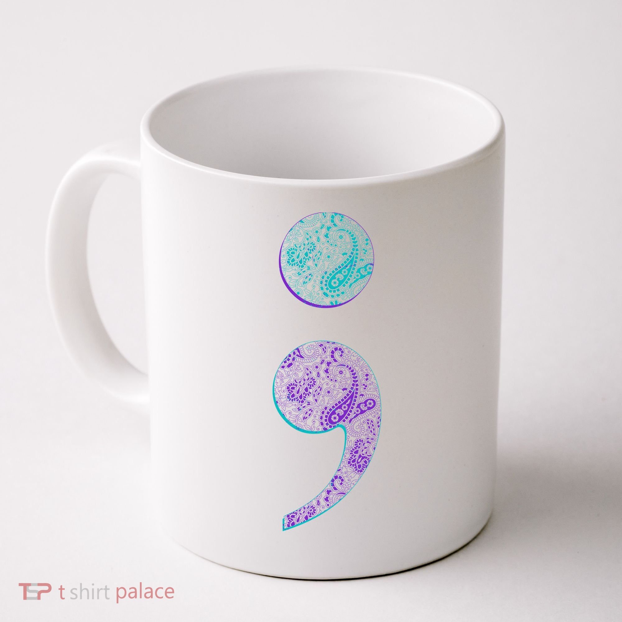 Semicolon Suicide Prevention Awareness Coffee Mug