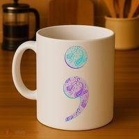Semicolon Suicide Prevention Awareness Coffee Mug thumb 4