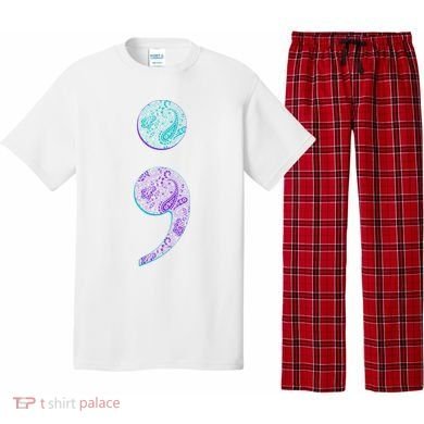 Semicolon Suicide Prevention Awareness Pajama Set