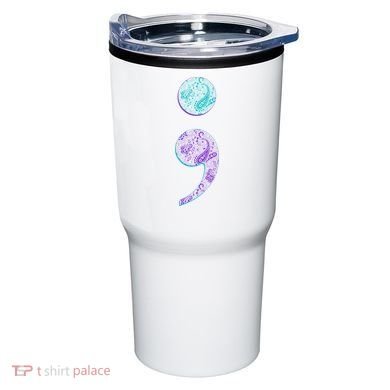 Semicolon Suicide Prevention Awareness Tumbler