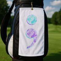 Semicolon Suicide Prevention Awareness Golf Towel thumb 2