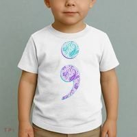 Semicolon Suicide Prevention Awareness Toddler T-Shirt thumb 2