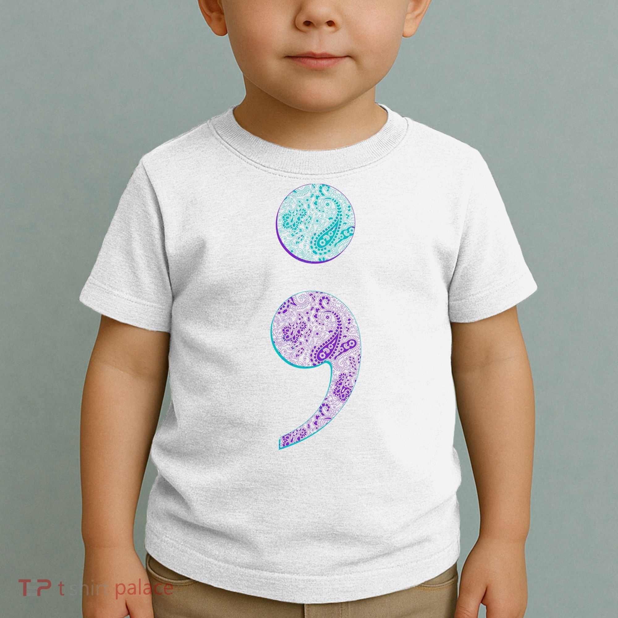 Semicolon Suicide Prevention Awareness Toddler T-Shirt