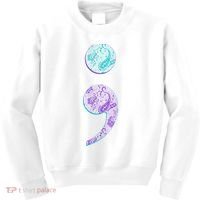 Semicolon Suicide Prevention Awareness Kids Sweatshirt thumb 0