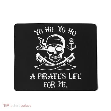 Spooky Skeleton Pirate Adventure Mousepad