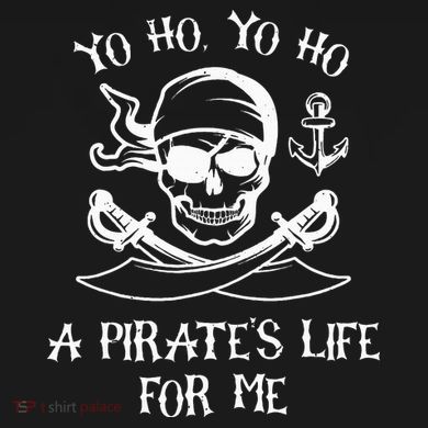 Spooky Skeleton Pirate Adventure Tie-Dye T-Shirt