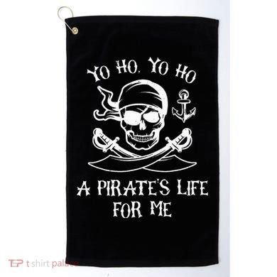 Spooky Skeleton Pirate Adventure Golf Towel
