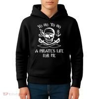 Spooky Skeleton Pirate Adventure Kids Hoodie thumb 4