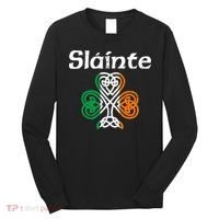 Slainte Saint Patrick's Day Irish Long Sleeve Shirt thumb 0